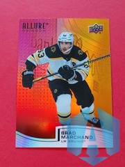 2021-22 Upper Deck Allure Red Orange Rainbow #R-91 Brad Marchand Boston Bruins